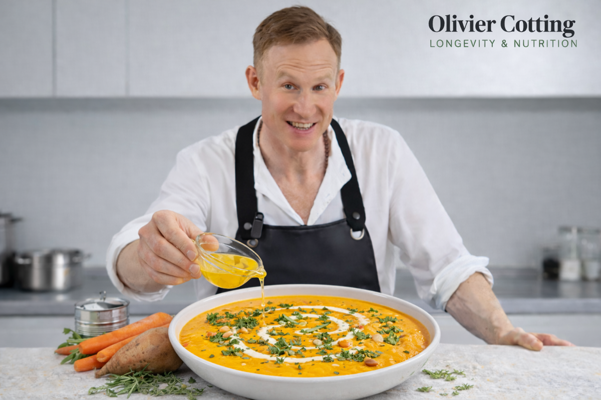 Karotten-Süsskartoffel-Kokos-Suppe